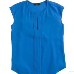 🧜🏼‍♀️J. CREW🧜🏼‍♀️CREPE CAP-SLEEVE TOP 🧜🏼‍♀️